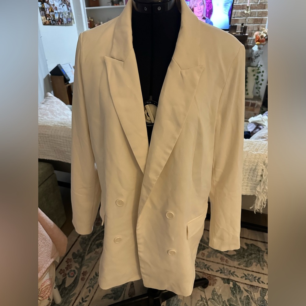 Rachel Zoe Cream Blazer
